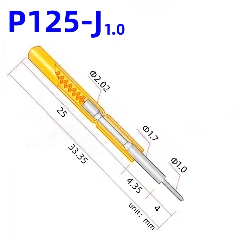 P125-J Series PCB Test Probes (20/100 pcs) 10 P125-J Series PCB Test Probes (20/100 pcs) - Image 10