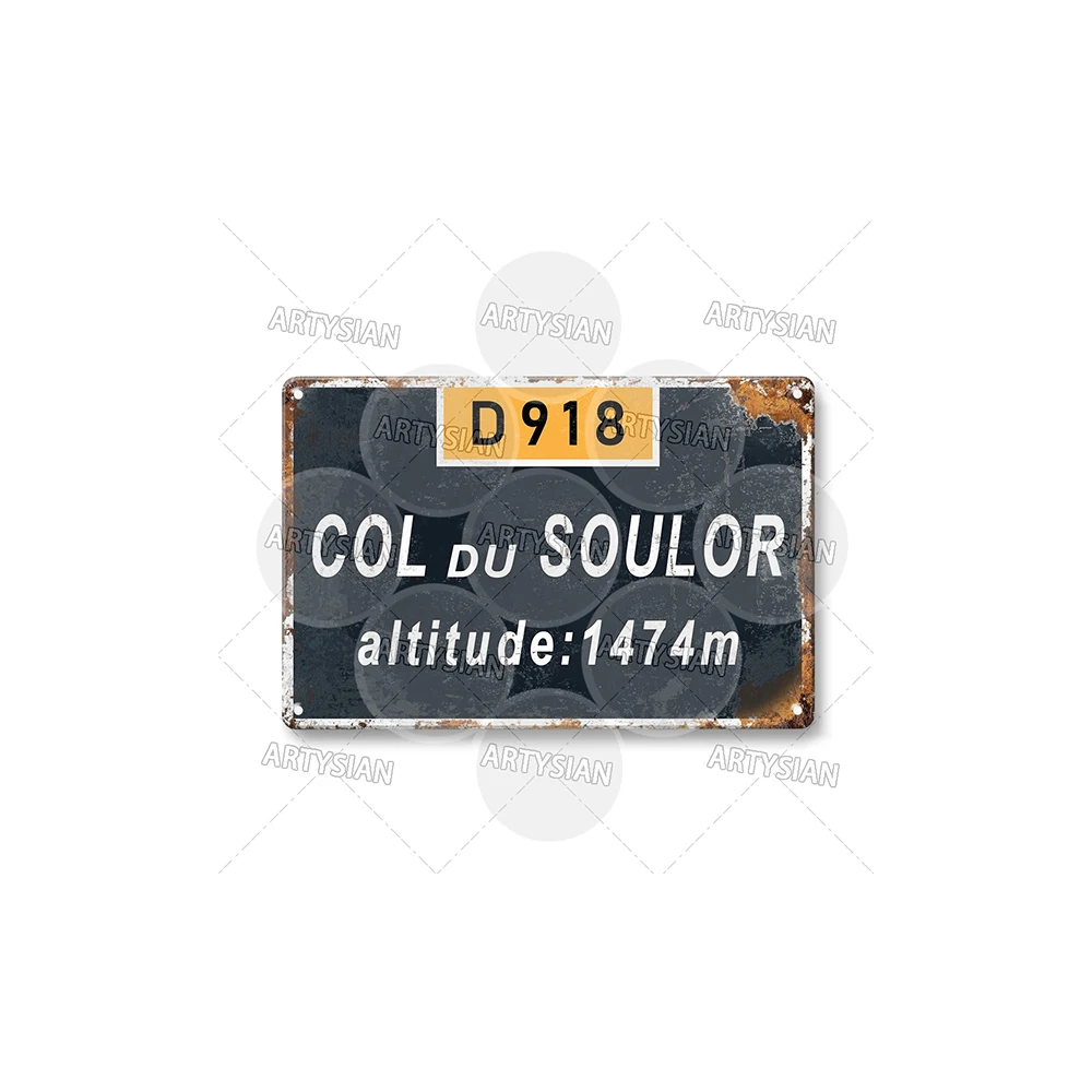 Vintage Aluminum Cycling Race Sign 20x30cm 10 Vintage Aluminum Cycling Race Sign 20x30cm - Image 10