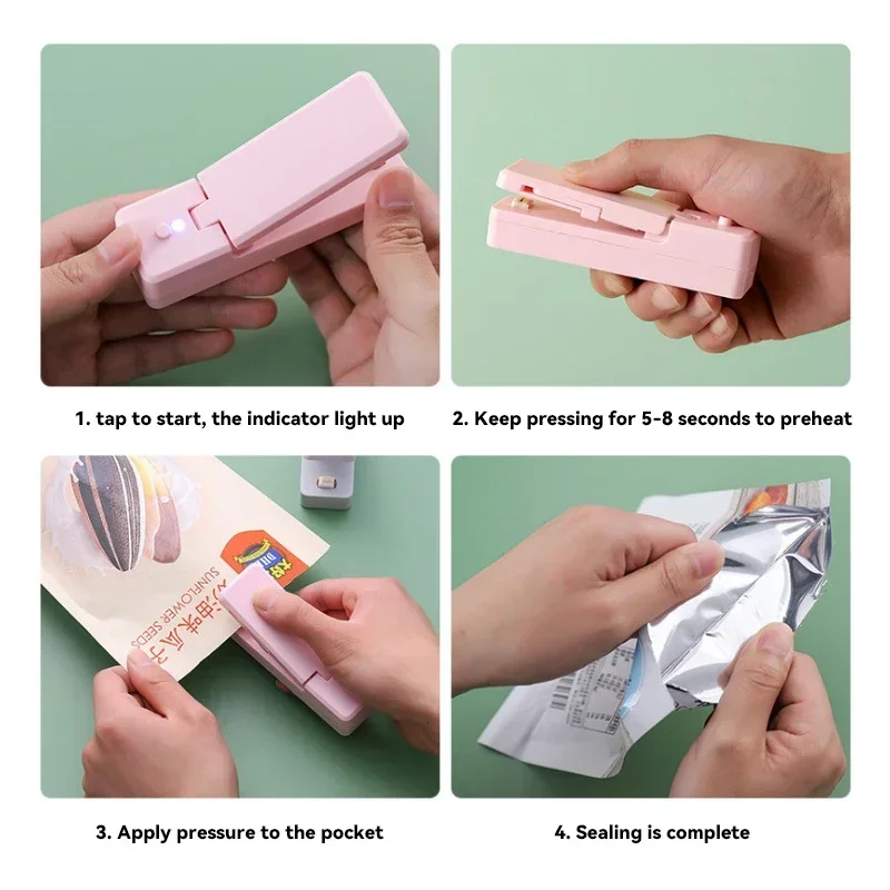 Portable Mini Bag Sealer for Snacks 6 Portable Mini Bag Sealer for Snacks - Image 6