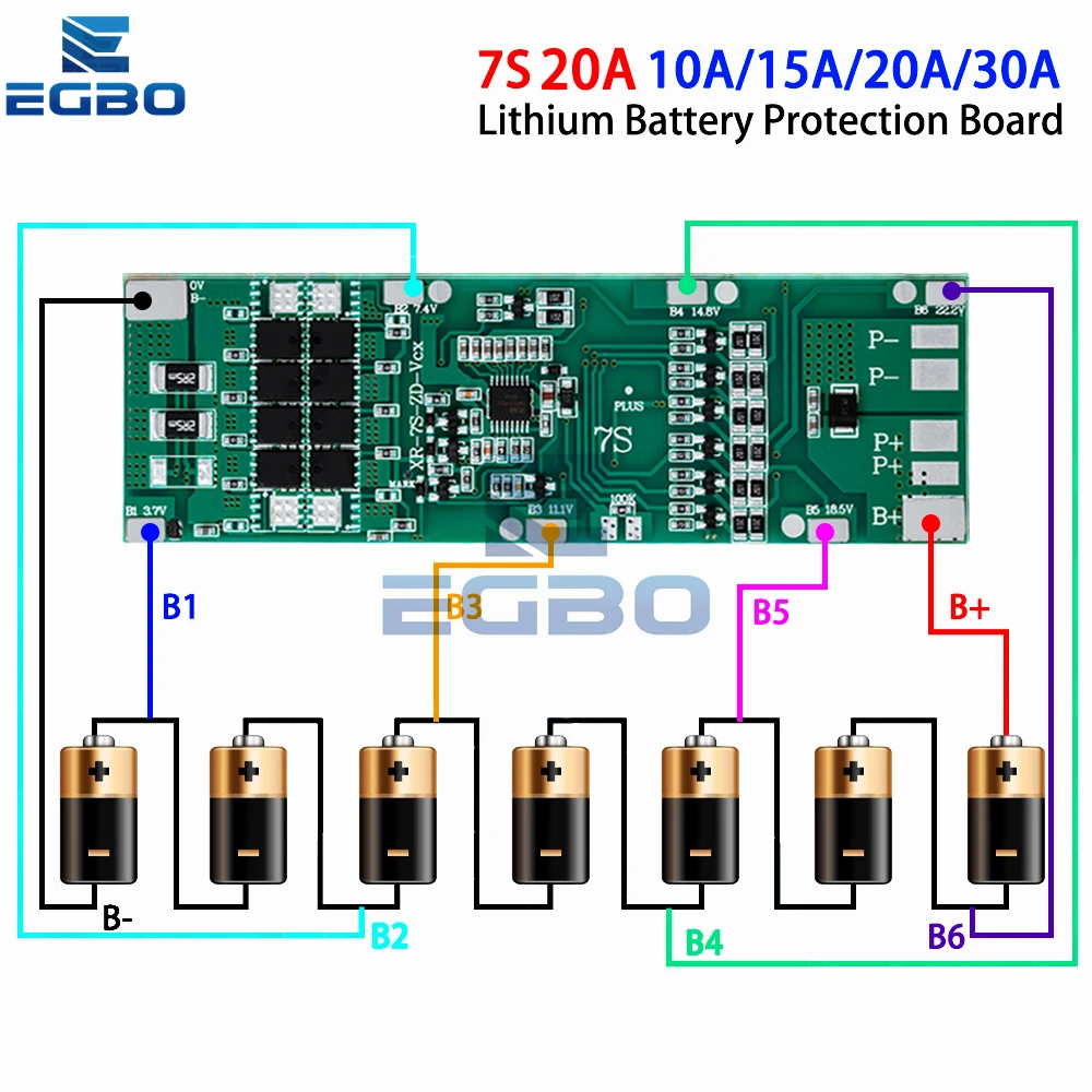 7S Lithium-Ion Battery Management System PCB 5 7S Lithium-Ion Battery Management System PCB - Image 5