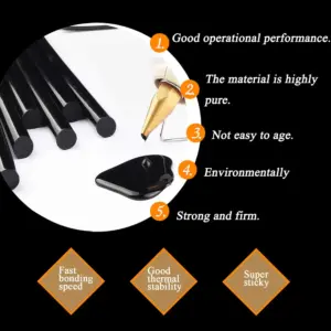 Black Hot-Melt Glue Sticks for Repair 13 Se3cb2cb43fa3476f8e2c1157a350d4abr