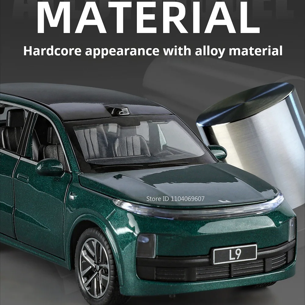 1:32 Scale Diecast Car Model with Lights 3 1:32 Scale Diecast Car Model with Lights - Image 3