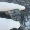 Vintage Metal Badge with Eagle and Stalingrad