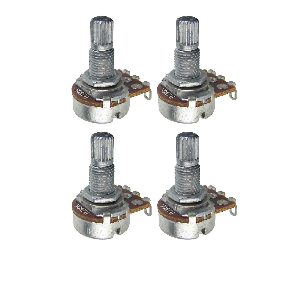Long Shaft Guitar Potentiometers Set 4-Pack 10 Long Shaft Guitar Potentiometers Set 4-Pack - Image 10