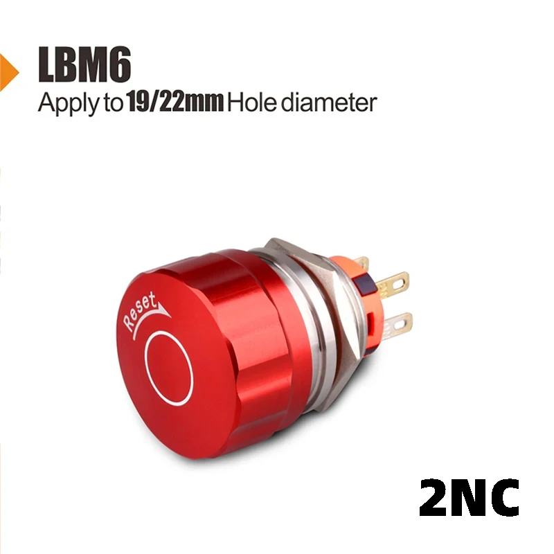 Stainless Steel Emergency Stop Switch 19/22mm 9 Stainless Steel Emergency Stop Switch 19/22mm - Image 9