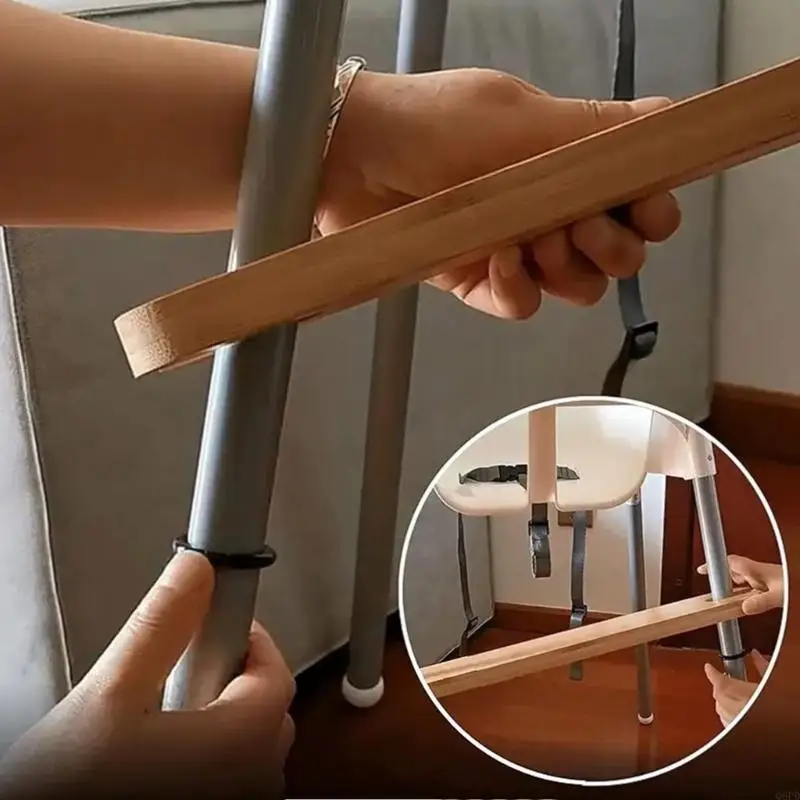 Natural Wood Baby High Chair Footrest 4 Natural Wood Baby High Chair Footrest - Image 4