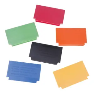 8-Slot Game Cartridge Storage Case in Vibrant Colors