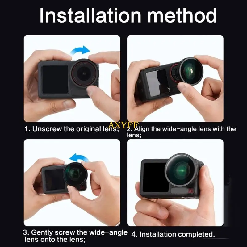 DJI Action 5 180° Wide-Angle Camera Lens 2 DJI Action 5 180° Wide-Angle Camera Lens - Image 2