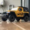 Yellow Jeep Wrangler Rubicon Diecast Model 1:24 Scale