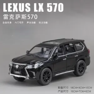 Dark Blue Lexus LX 570 Diecast Model 1:32 Scale 17 Se45a548e1a5443dcb674a32db96cce5c0