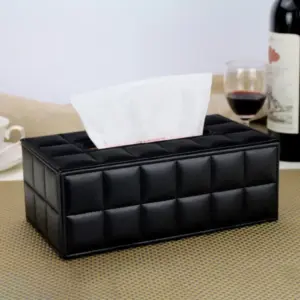 Faux Leather Tissue Box, 25x14x9.5cm 12 Se47cb11de1dd4f41a7d03e6389269b53l
