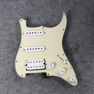Prewired SSH Guitar Pickguard with Alnico 5 10 Se481186463ff4d17bb334870fc2b58d22