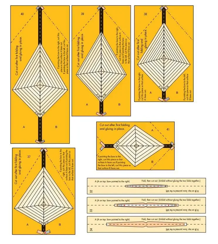 3D Nautical Paper Craft Sailing Ship Model 5 3D Nautical Paper Craft Sailing Ship Model - Image 5