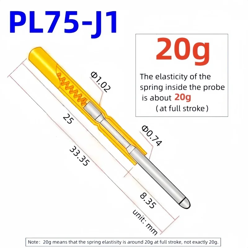 Precision PL75-J1 Spring Test Probes Set 7 Precision PL75-J1 Spring Test Probes Set - Image 7