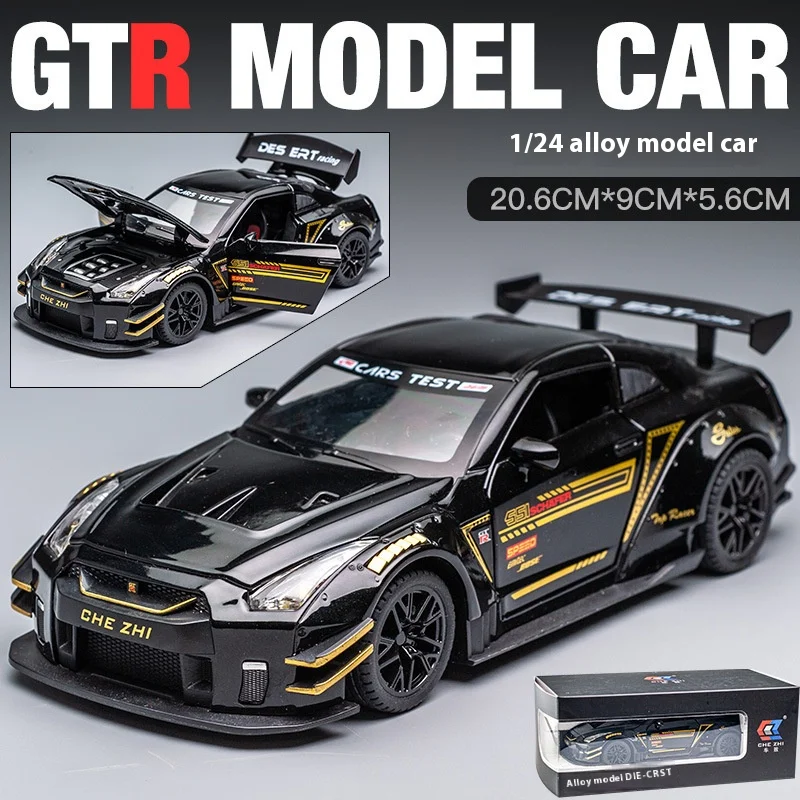 1:24 GT-R Alloy Racing Car Model 8 1:24 GT-R Alloy Racing Car Model - Image 8