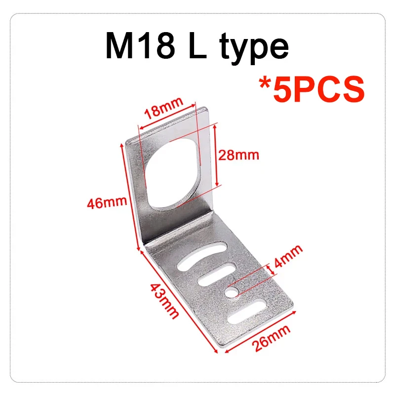 Metal Proximity Switch Support Brackets Set 8 Metal Proximity Switch Support Brackets Set - Image 8