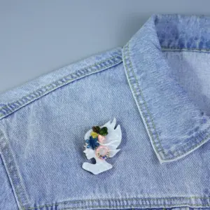 Colorful Whimsical Angel Brooch 4.5cm x 6.5cm 11 Se4e7be6a7ccb401084e31740f2fde44f7