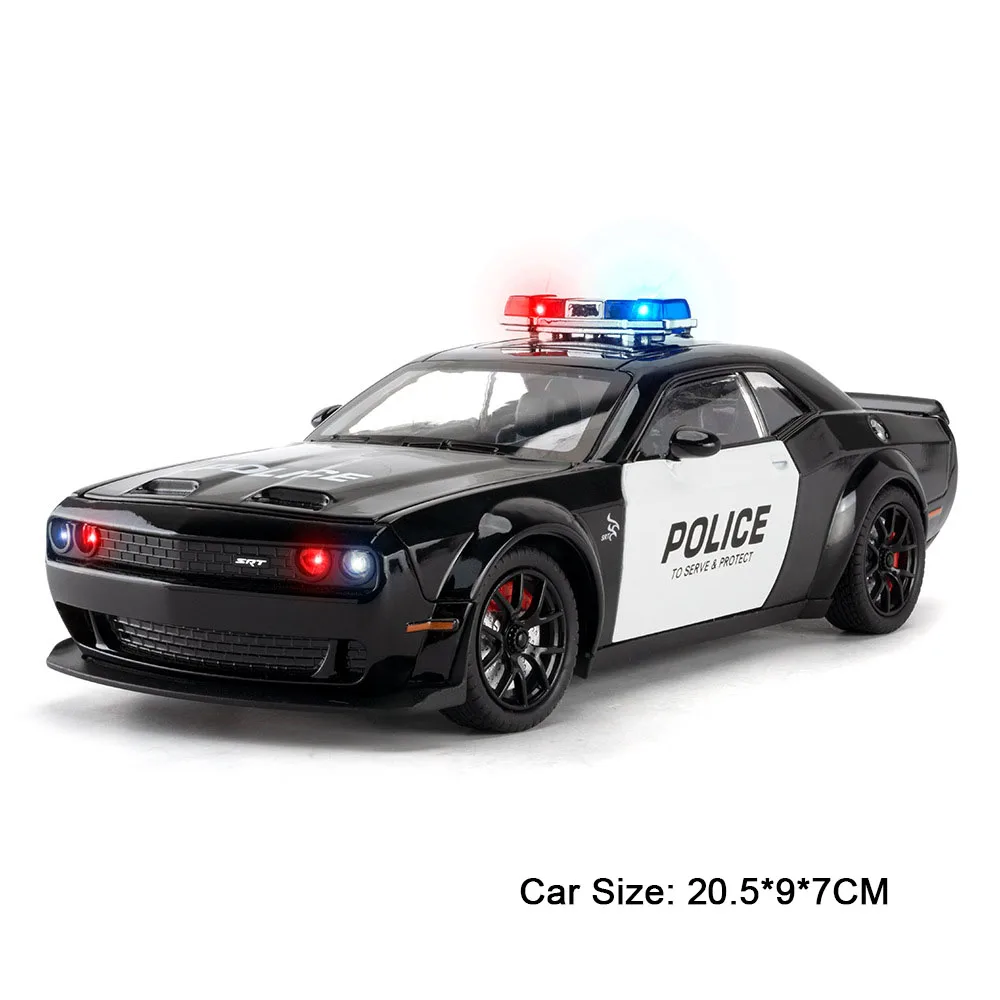 1:24 Scale Diecast Police Car Model 9 1:24 Scale Diecast Police Car Model - Image 9