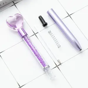 Colorful Love Heart Crystal Ballpoint Pens Set 9 Se52948d0e3c1447caedadf534e9d9d6cZ