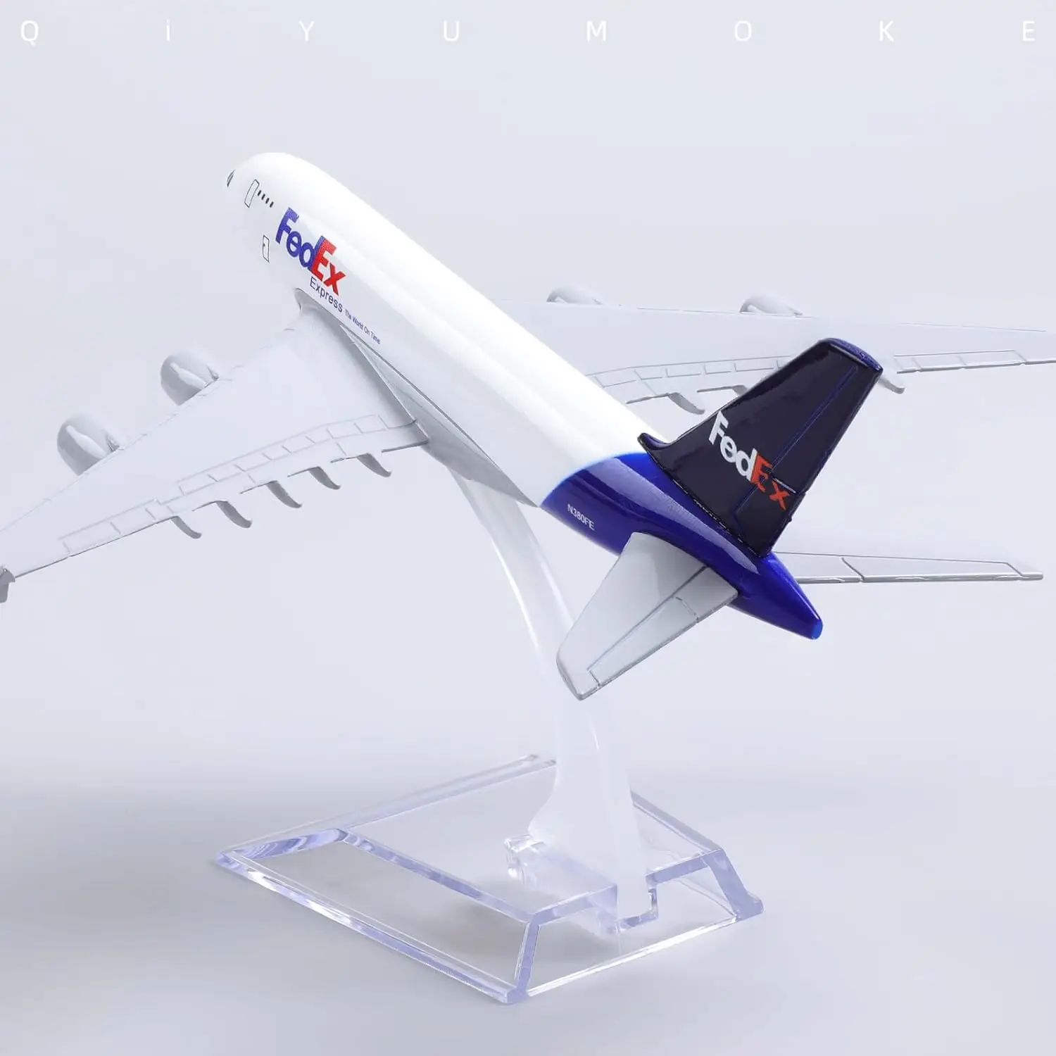 FedEx A380 Diecast Model Aircraft 16cm Scale 3 FedEx A380 Diecast Model Aircraft 16cm Scale - Image 3