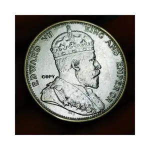 Edward VII 1903 Silver Replica Coin