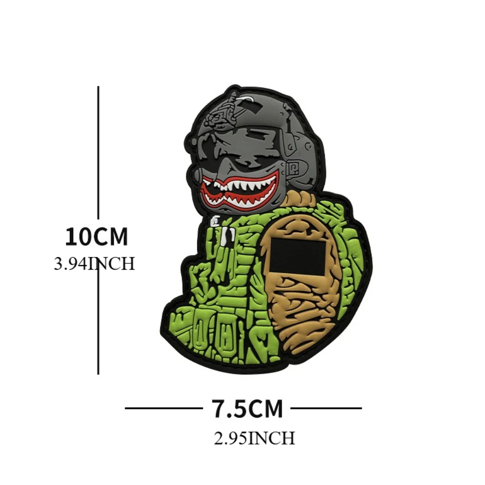 Military Helmet Patch Set with 3D Design 2 Military Helmet Patch Set with 3D Design - Image 2