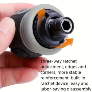 Black Titanium Steel Ratchet Screwdriver Set 9 Se57c05a75ea740629a04d1a9a179e8280