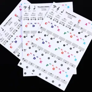 Colorful Transparent Piano Key Stickers for 88-49 Keys 9 Se5a8d36a04ae4d4b92c0dbfe3e1fc13dS
