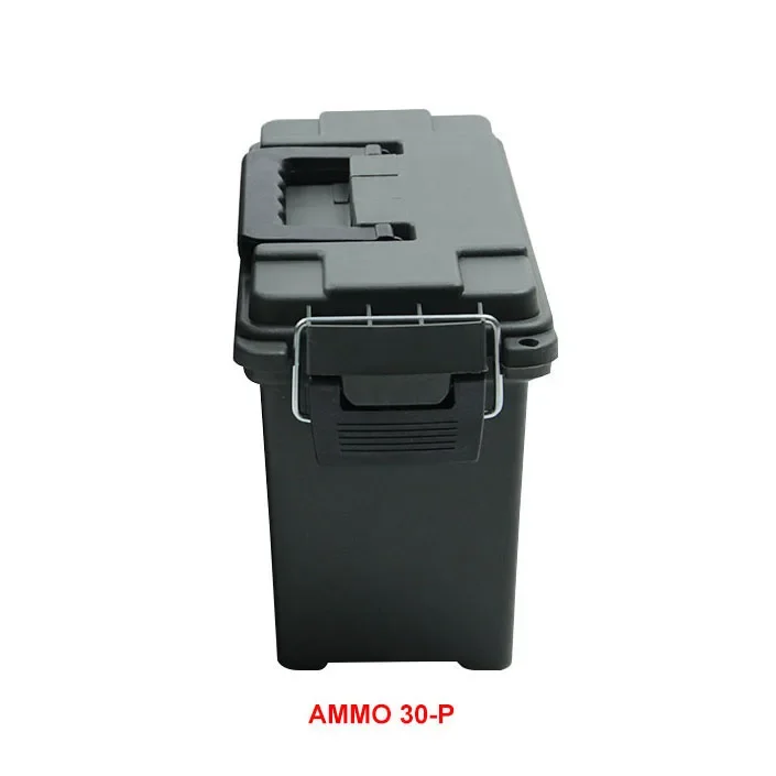 High-Strength Plastic Ammo Box in Black 7 High-Strength Plastic Ammo Box in Black - Image 7