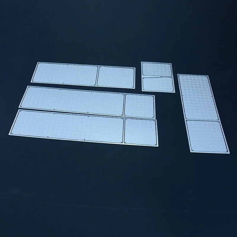 Stainless Steel Skid Plate Set for RC Truck 1/14 4 Stainless Steel Skid Plate Set for RC Truck 1/14 - Image 4