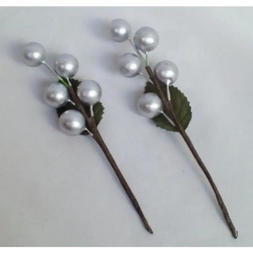 Festive Artificial Berry Decor Set (12mm, 6pcs) 5 Festive Artificial Berry Decor Set (12mm, 6pcs) - Image 5