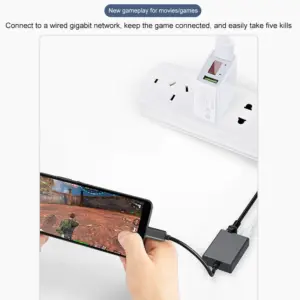 Type-C to RJ45 Ethernet Adapter with 1000 Mbps 8 Se6161e1a231f43f7bbf5c5941f266b4bH