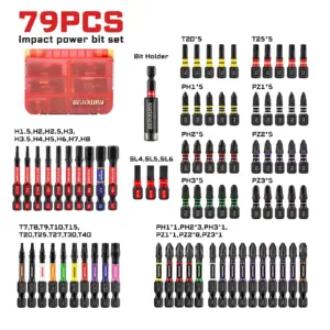 Impact Ultra Torque Screwdriver Bit Set for Professionals 15 Se64a2f3dddd64650a5e37c575f5b0c124