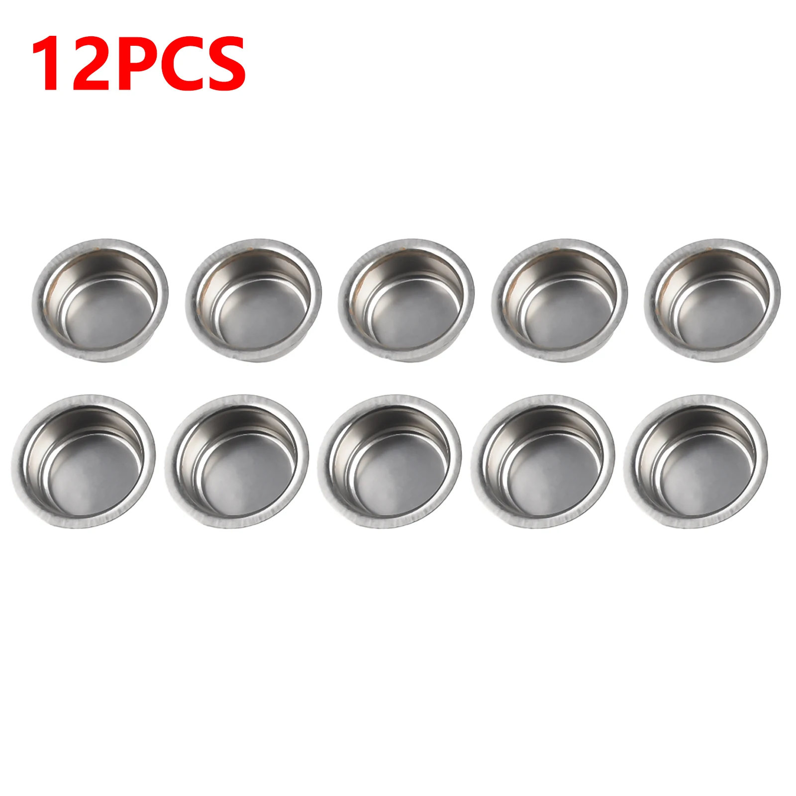 Stainless Steel Candle Cups Set of 12 7 Stainless Steel Candle Cups Set of 12 - Image 7