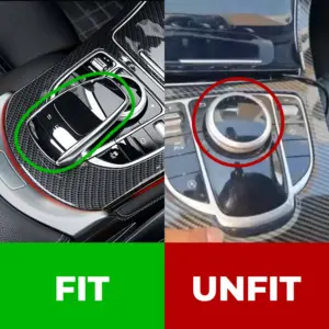 Mercedes-Benz W205 Carbon Fiber Console Trim Cover 10 Se6654d86af23459a869bcf9702ca5e54O