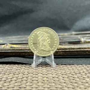 Vintage Gold Replica Coin of 1795 8 Se67e085e23954917a2dc07e31b81cf8dK