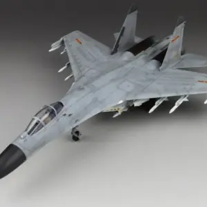 PLAAF J-11B Model Aircraft 1/144 Scale 6 Se6a534973cc94e0da1fefd44faf85cec9