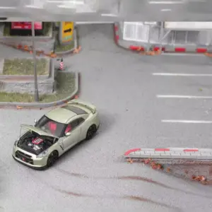 Blue GTR R35 Diecast Model 1:64 Scale 9 Se6b40e1fa60049f28c35236d71aea599o