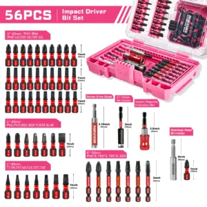 56-Piece Impact Screwdriver Set with Magnetic Holders 13 Se6f05070f6614e76b45d4e93e4236e51f