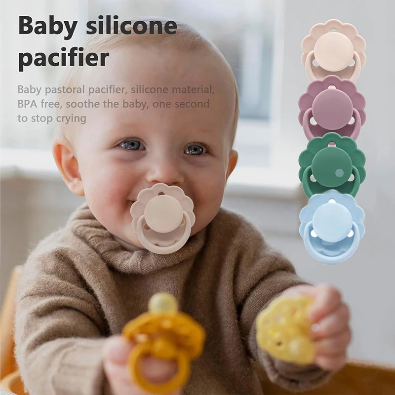 Realistic Baby Pacifier with Pastel Colors 2 Realistic Baby Pacifier with Pastel Colors - Image 2