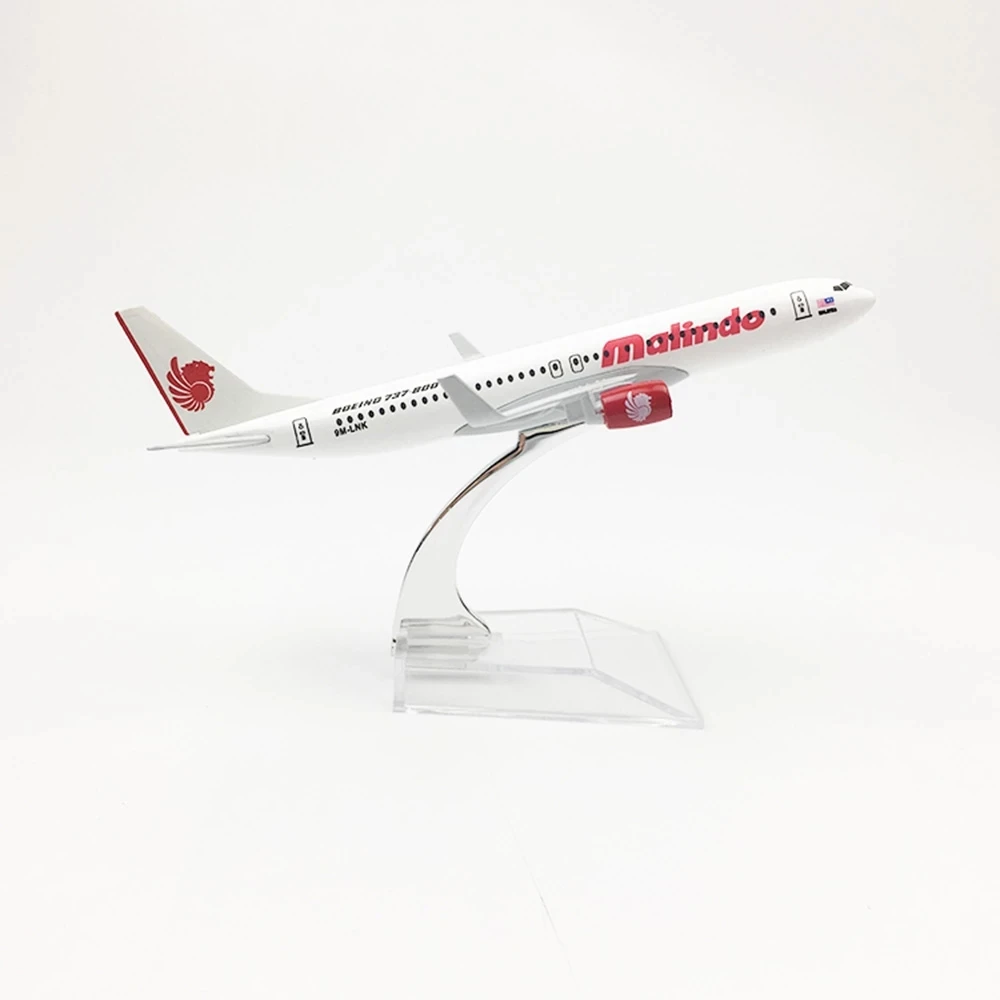 Malindo Airlines B737 16cm Diecast Model Aircraft 4 Malindo Airlines B737 16cm Diecast Model Aircraft - Image 4
