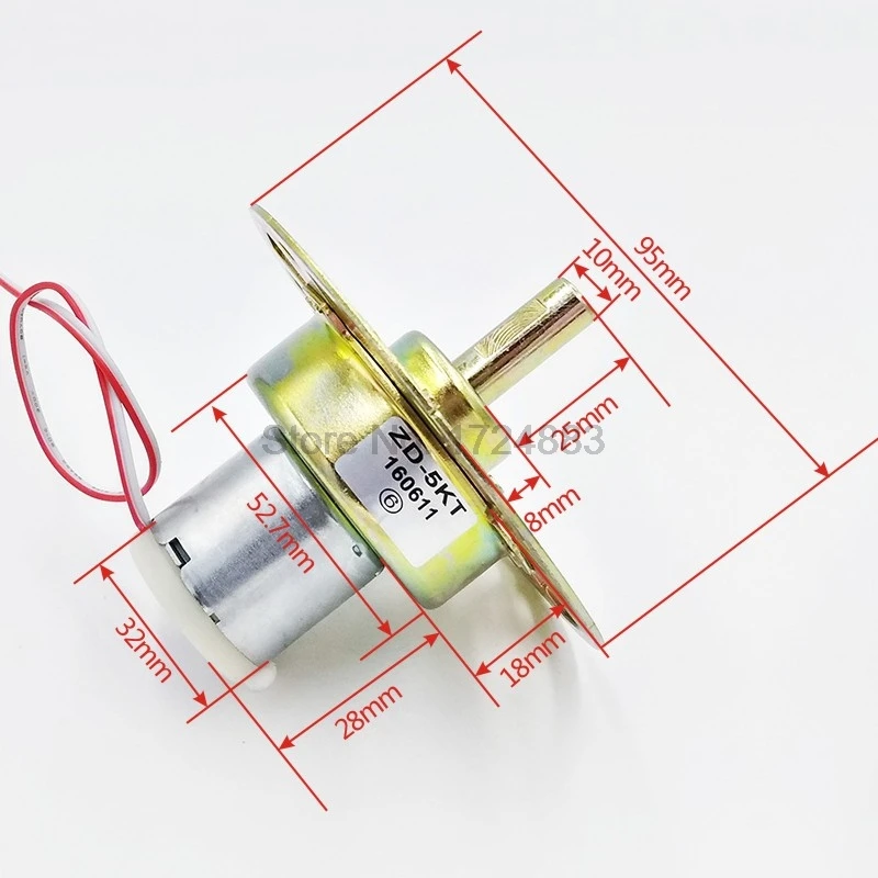 12V DC Gear Motor with 12 Tooth Gear 5 12V DC Gear Motor with 12 Tooth Gear - Image 5