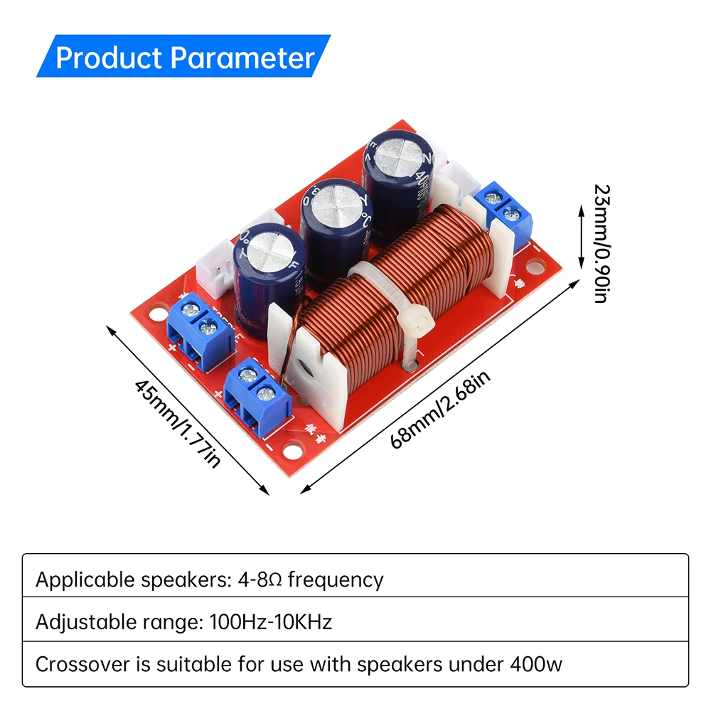 400W Audio Frequency Divider for Speakers 4 400W Audio Frequency Divider for Speakers - Image 4