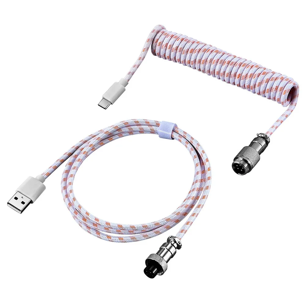 Coiled USB-C & USB Cable for Mechanical Keyboards 9 Coiled USB-C & USB Cable for Mechanical Keyboards - Image 9