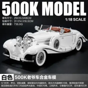 Vintage 1:18 Scale Diecast Model Car by Double Horses 16 Se78177a5adcb4f5d80405f9d177d3b66n