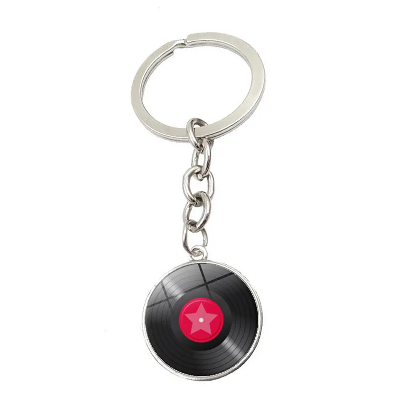 Vinyl Record Keychain with Red Label 10 Vinyl Record Keychain with Red Label - Image 10