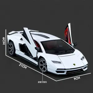 White 1/24 Scale Supercar Model by WELLY 15 Se7895281380c47b78f2e5c0dce630827b