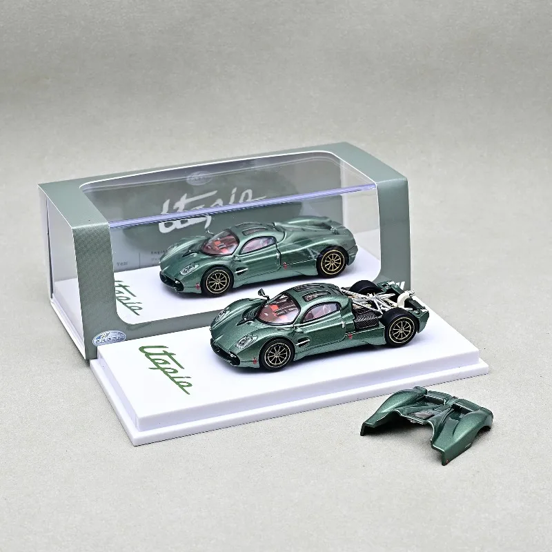 Pagani Utopia 1:64 Die-Cast Model in Metallic Green 3 Pagani Utopia 1:64 Die-Cast Model in Metallic Green - Image 3