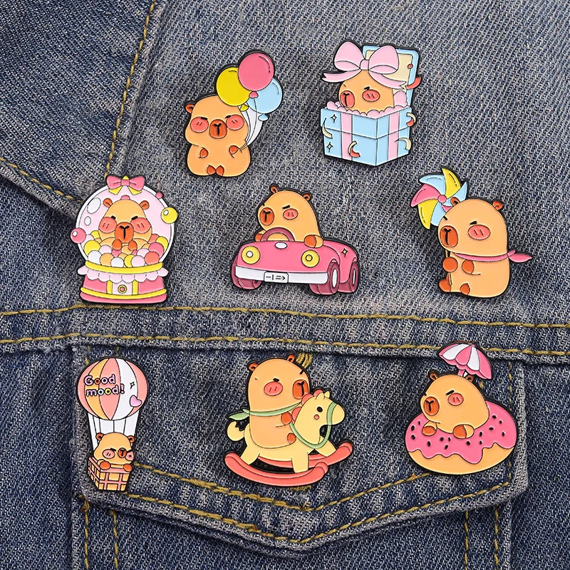 Vibrant Kapibala Finless Porpoise Brooch 1 Vibrant Kapibala Finless Porpoise Brooch