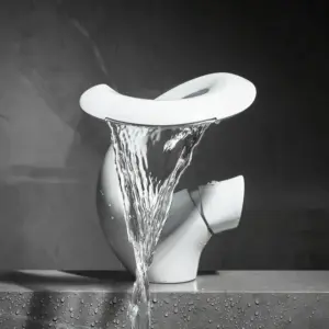 Waterfall Bathroom Faucet in Brushed Gun Grey 13 Se7eddabcf4ae4ae0bca8ecf01877daefU